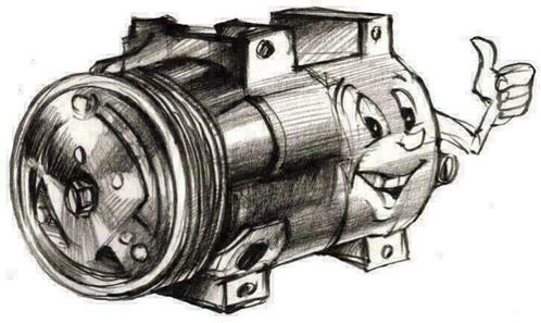 Aircopomp, airco compressor Austin bmw + MONTAGE, Auto-onderdelen, Airco en Verwarming, BMW, Daihatsu, Fiat, Honda, Jeep, Mini