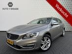 Volvo V60 2.4 D6 AWD Plug-In Hybrid Summum Trekhaak Leer, Auto's, Automaat, Beige, Leder, Te koop