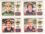 Panini/Football 81/FC Liège/4 autocollants, Collections, Comme neuf, Affiche, Image ou Autocollant, Envoi