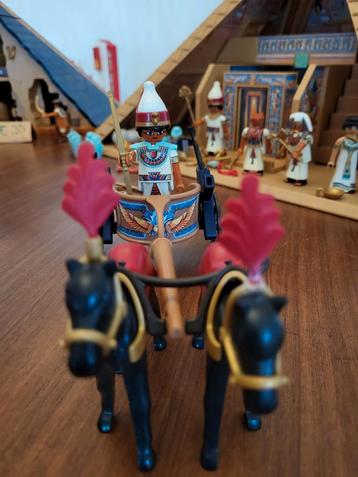 Playmobil Egyptische strijdwagen/soldaat farao  beschikbaar voor biedingen