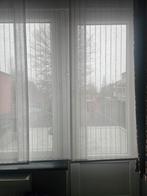 Gordijn in 6 stukken met metalen stevig houder, Huis en Inrichting, Ophalen, Gebruikt, Wit