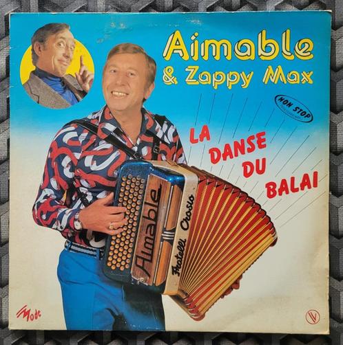 LP Aimable & Zappy Max La danse du balai, CD & DVD, Vinyles | Pop, Utilisé, 1980 à 2000, Enlèvement ou Envoi