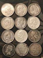 Munten zilver lot mix diverse types totaal 12 stuks !!!, Ophalen of Verzenden, Zilver, Setje, Zilver