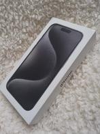 iPhone 15 Pro 128GB Black Titanium ongeopend Nieuw, Nieuw, Ophalen