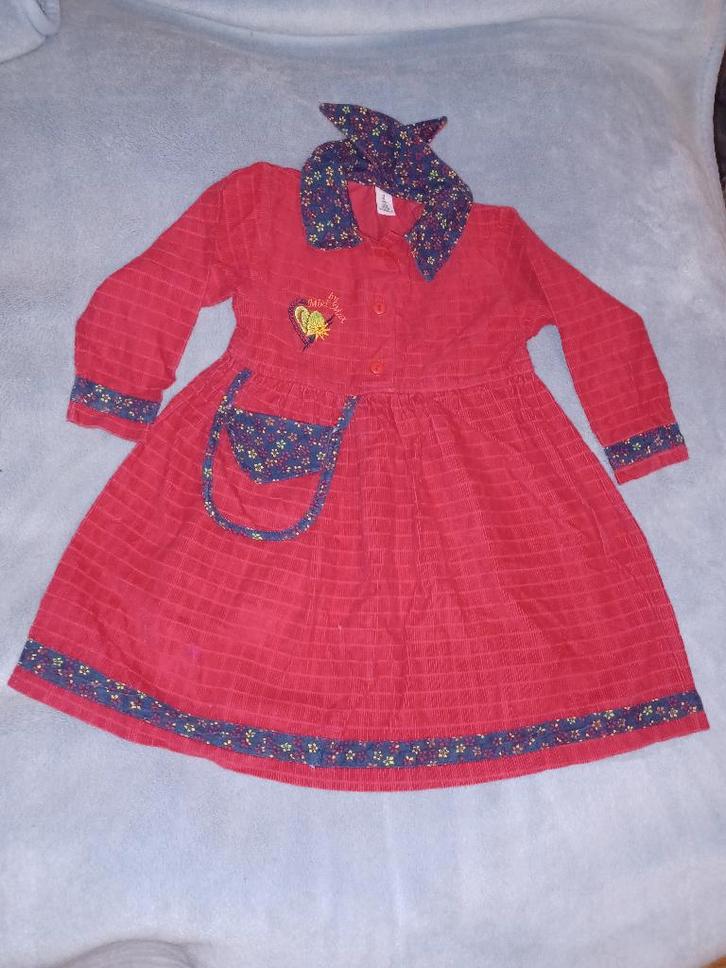 une véritable robe vintage t.2-3 ans, Kinderen en Baby's, Kinderkleding | Maat 92, Meisje, Ophalen of Verzenden