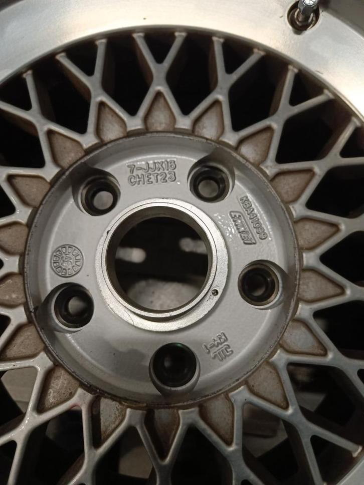Zeldzame Enkei KM-1 velgen voor Porsche 5x130, Auto-onderdelen, Banden en Velgen, Velg(en), 16 inch, 205 mm, Personenwagen, Gebruikt