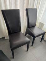 Eetkamerstoelen + gratis tafel, Ophalen, Gebruikt, Bruin, Klasiek modern.