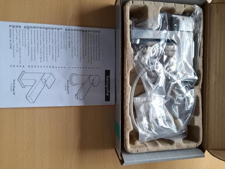 Hansgrohe Vernis Shape - Toiletkraan, Doe-het-zelf en Bouw, Sanitair, Nieuw, Kraan, Chroom, Ophalen