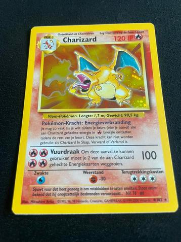 Prachtige Vintage Charizard base set nl te koop beschikbaar voor biedingen