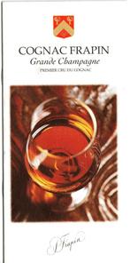 Dépliant Cognac Frapin, Enlèvement ou Envoi, Utilisé