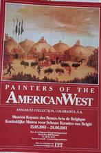 affiche Painters of the American West kmsk Brussel 1981, Ophalen of Verzenden