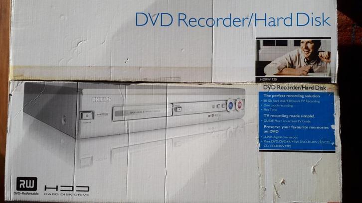 philips HDRW 720 DVD recorder / harddisk NIEUW !!!, Audio, Tv en Foto, Decoders en Harddiskrecorders, Nieuw, Harddiskrecorder