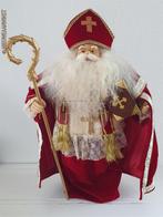 Authentieke XL etalage Sinterklaas pop - 65 cm, rood, Envoi, Comme neuf