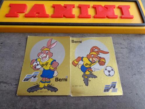 PANINI VOETBAL STICKERS EURO 92 EK 2X BERNI, Hobby en Vrije tijd, Stickers en Plaatjes, Ophalen of Verzenden