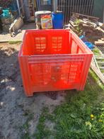 Rode pvc pallox, Ophalen, Zo goed als nieuw