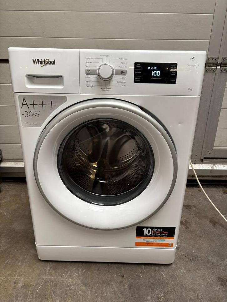 Wasmachine Whirlpool A+++ 8 Kg met GARANTIE, Elektronische apparatuur, Wasmachines, Zo goed als nieuw, Ophalen of Verzenden