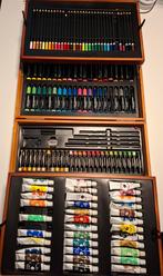 Te koop teken- verf koffer, Enlèvement ou Envoi, Utilisé