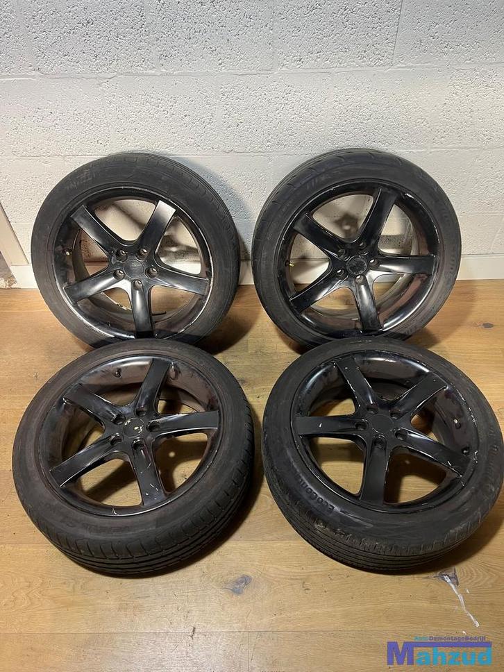 MERCEDES C KLASSE W204 Velgen 5x112 66.6 18 inch, Auto-onderdelen, Banden en Velgen, Banden en Velgen, Personenwagen, Gebruikt