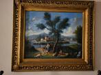 Antiek schilderij Italiaans landschap, Antiek en Kunst, Kunst | Schilderijen | Klassiek, Ophalen