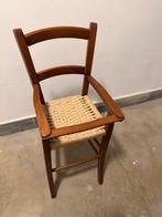 Jolie chaise haute enfant vintage en bois & cannage, Enlèvement