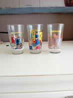3 verres Tintin Amora 1994 10 cm, neufs, Comme neuf, Enlèvement ou Envoi