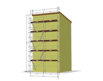 Échafaudage alu complet de 75m²