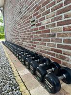 12-40 Rubber dumbells 850KG in totaal!, Halterset, Ophalen of Verzenden