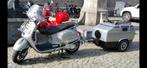 Vespa gts 300 + aanhangwagen, Ophalen