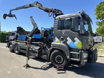 MAN TGS 26.320 6X2-4 BL EEV + CRANE EPSILON Q170Z95TR + GRAB beschikbaar voor biedingen