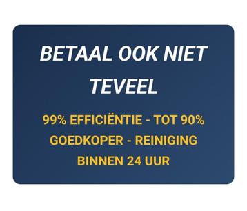 Roetfilter reiniging/1 jaar garantie/90% goedkoper dan nieuw beschikbaar voor biedingen