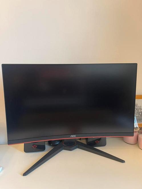 AOC Curved Gaming Monitor 24 inch, Computers en Software, Monitoren, Zo goed als nieuw, Gaming, HD, Ophalen