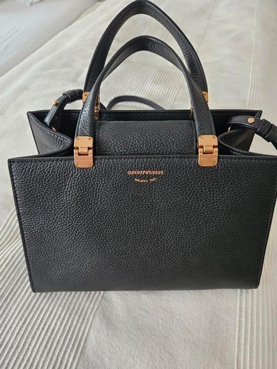 Dames handtas Emporio Armani, Handtassen en Accessoires, Tassen | Damestassen, Nieuw, Handtas, Zwart, Verzenden