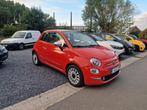 Fiat 500c Koraalrood pastelkleur met beige, Auto's, Fiat, Voorwielaandrijving, 4 zetels, Cabriolet, Leder en Stof