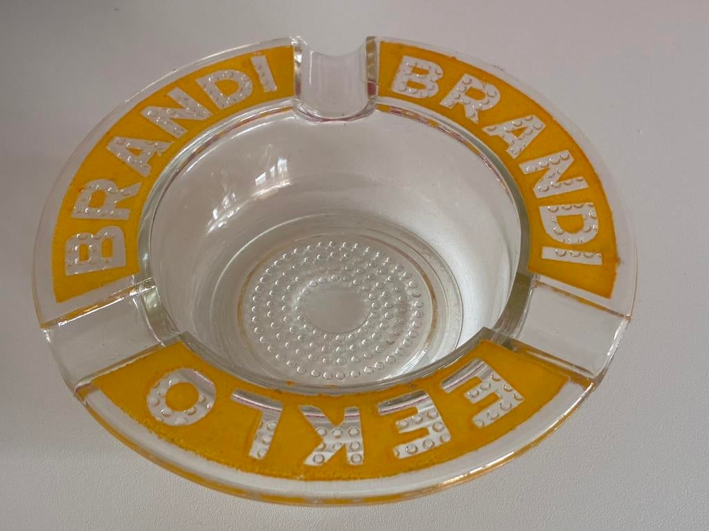 Asbak -BRANDI (Eeklo), Verzamelen, Ophalen of Verzenden, Gebruikt, Gebruiksvoorwerp