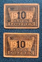 Billets argent 10 cents de nécessité ville Lokeren 1918, Collections