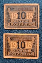 Noodzakelijke bankbiljetten van 10 cent, stad Lokeren 1918, Verzamelen