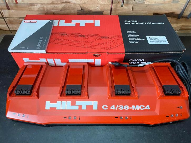 Multi snellader Hilti voor 4 accus, Bricolage & Construction, Outillage | Pièces de machine & Accessoires, Neuf, Enlèvement