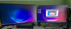 Lot 2 écrans LG 24" IPS FHD + bras de fixation acier, Full HD, Zo goed als nieuw, Ophalen, Gaming