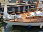 Klassieke 10 meter lange Van de Stadt houten zeilboot „Jade”, Watersport en Boten, Kajuitzeilboten en Zeiljachten, Ophalen, Gebruikt