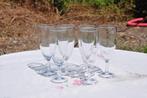 §  6 verres flutes pied facettes, Maison & Meubles, Cuisine | Vaisselle, Utilisé, Enlèvement ou Envoi, Verre ou Verres, Verre