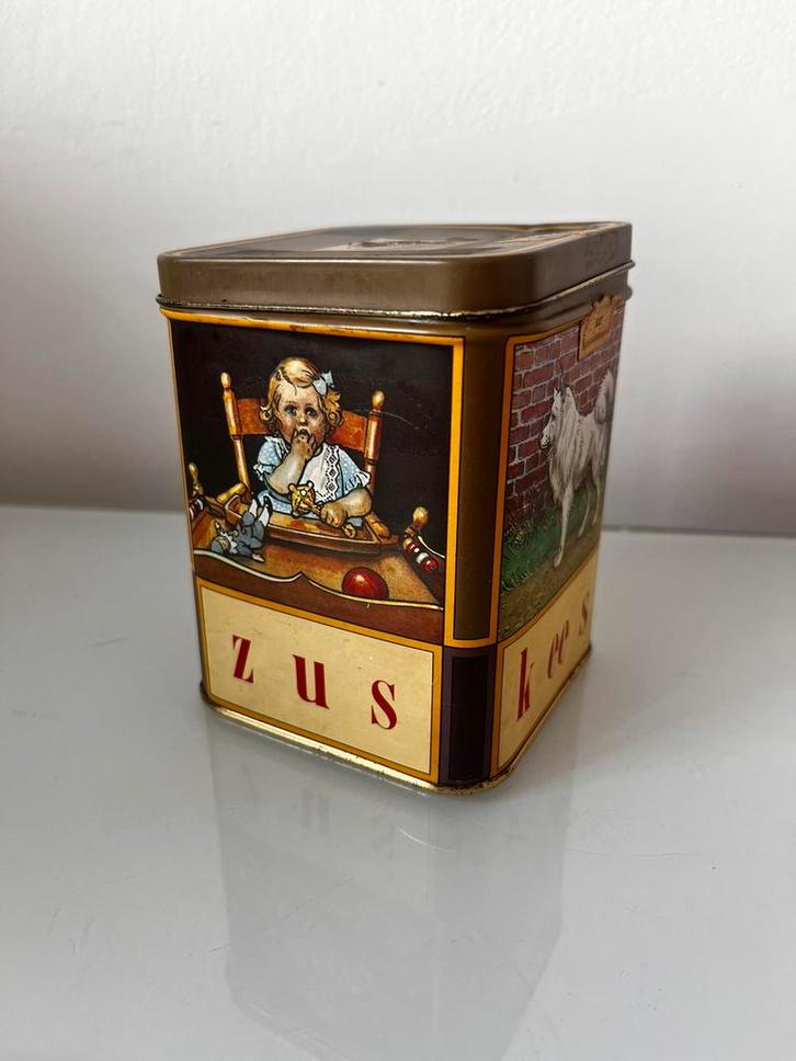 Blikken doos Senator Sigarenfabriek, Verzamelen, Retro, Huis en Inrichting, Ophalen of Verzenden