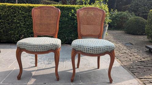 Retro eetkamer stoelen - 8 stuks beschikbaar, Huis en Inrichting, Stoelen, Gebruikt, Vijf, Zes of meer stoelen, Hout, Riet of Rotan