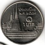 Thailand : 1 Baht BE 2547 (= AD 2004)  Y#183  Ref 14740, Postzegels en Munten, Munten | Azië, Zuidoost-Azië, Ophalen of Verzenden