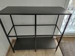 Set van 2 IKEA VITTSJÖ schappen - zwart bruin, Huis en Inrichting, Ophalen, Gebruikt