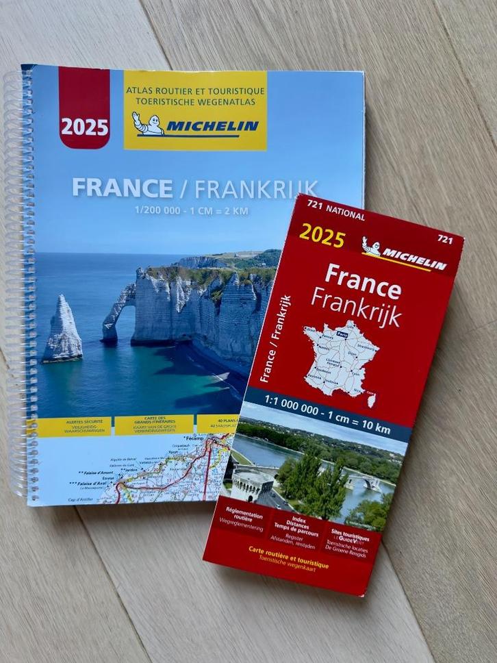 Frankrijk Atlas + Wegenkaart 2025 (Nieuw), Boeken, Atlassen en Landkaarten, Nieuw, Landkaart, Frankrijk, 2000 tot heden, Ophalen