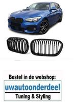 Grill Nieren Dubbele Spijl Zwart Voor Bmw 1 Serie F20 F21 LC, Verzenden