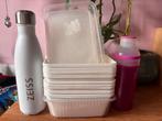 Gratis plastieke bewaarpotjes/drinkfles/koffie thermos, Huis en Inrichting, Keuken | Servies, Ophalen, Overige materialen, Gebruikt