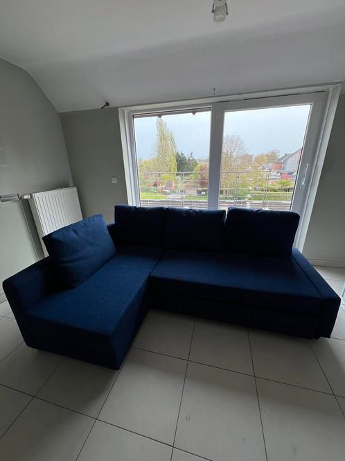 canapé d’angle bleu IKEA modèle FRIHETEN, Maison & Meubles, Canapés | Salons, Comme neuf, Banc d'angle, Trois personnes, 200 à 250 cm