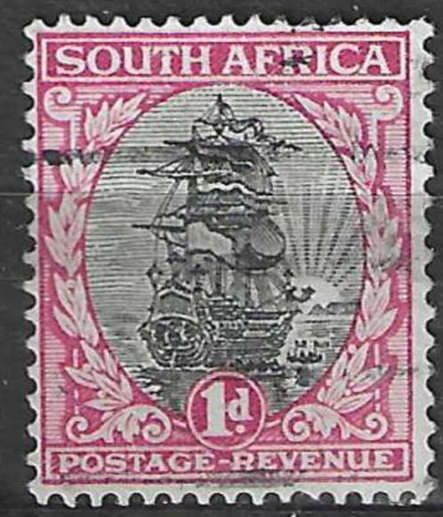 Zuid-Afrika 1930/1936 - Yvert 39 - Schip Drommedaris (ST), Postzegels en Munten, Postzegels | Afrika, Gestempeld, Zuid-Afrika