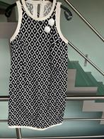 Mooi Zwart/Wit kleedje Melvin, Enlèvement, Comme neuf, Taille 38/40 (M), Blanc